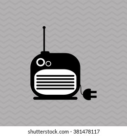 radio icons design 