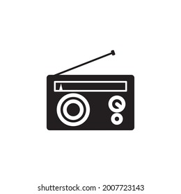 Radio icons symbol vector elements for infographic web