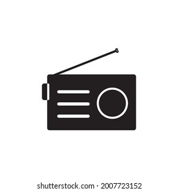 Radio icons symbol vector elements for infographic web