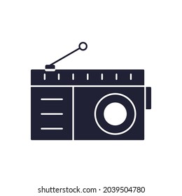 Radio icons symbol vector elements for infographic web