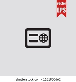 Radio icon.Vector illustration.