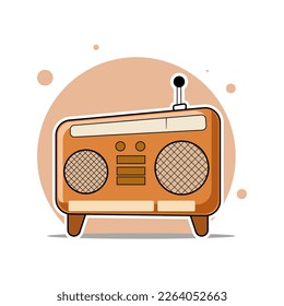 radio illustration design illustration vector 
