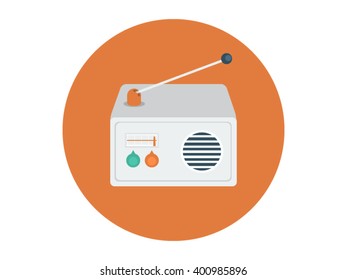 Radio Illustration - Flat Icon