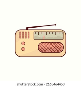 radio illustration vector art design