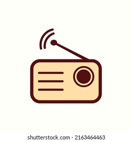 radio illustration vector art design