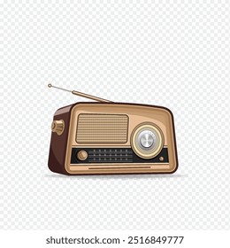 radio isolated on transparent and White background PNG
