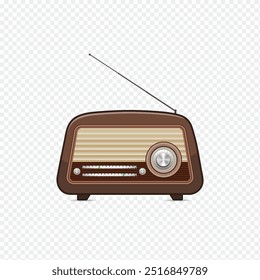 radio isolated on transparent and White background PNG
