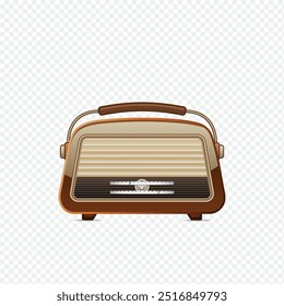 radio isolated on transparent and White background PNG
