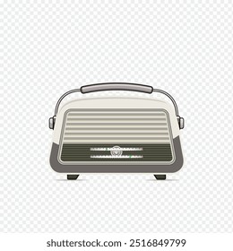 radio isolated on transparent and White background PNG
