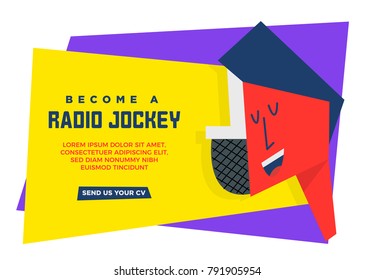 Radio Jockey Hiring Concept. Hiring RJ / VJ For Radio / TV / Film