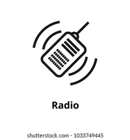Radio Line Icon