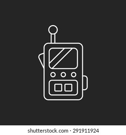 radio line icon