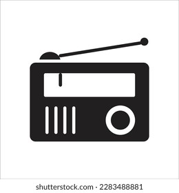 radio line new vector icon