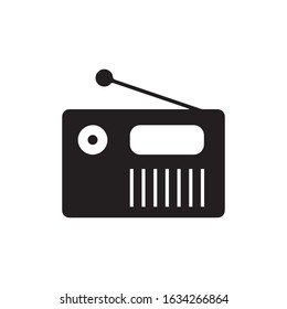 radio logo icon vector illustration design