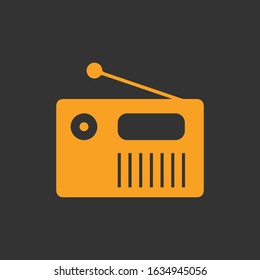 radio logo icon vector illustration design