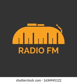 radio logo icon vector illustration design