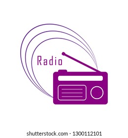 Radio logo Vector Illustration