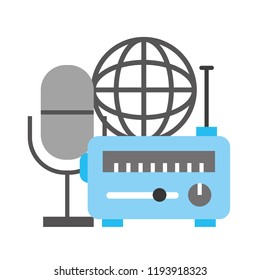 radio microphone world broadcast breaking news