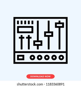Radio modern vector style. Radio icon for web and app. Radio icon concept.
