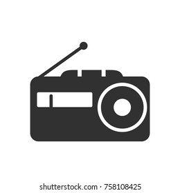 radio. monochrome icon