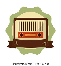 radio music retro style