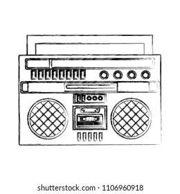 radio music retro style