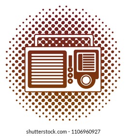 radio music retro style