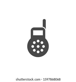 Radio nanny. Simple vector icon. Consumer goods. Home appliances. Commodities.