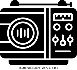 Radio Nuevo Vector de diseño de iconos creativos