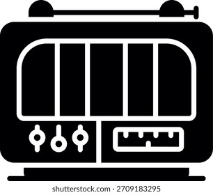 Radio Nuevo Vector de diseño de iconos creativos