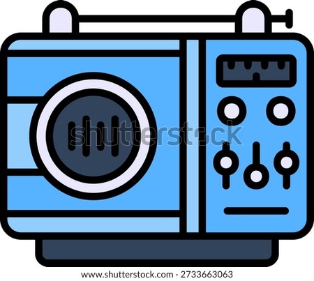Radio New Creative Icon Design Vector