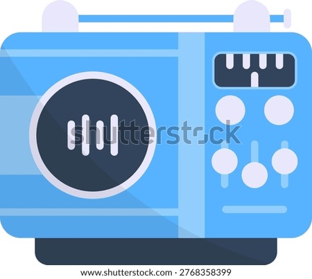 Radio New Creative Icon Design Vector