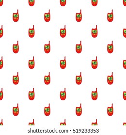 Radio pattern. Cartoon illustration of radio vector pattern for web