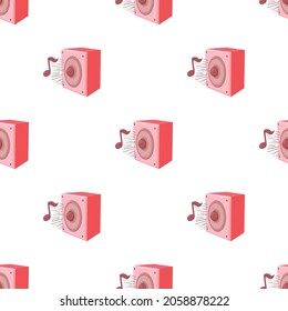 Radio pattern seamless background texture repeat wallpaper geometric vector