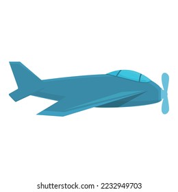 Radio plane icon cartoon vector. Remote control. Child electric