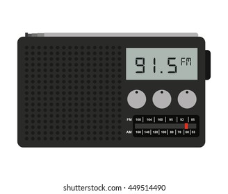 radio portable isolated icon design, vector illustration  graphic 