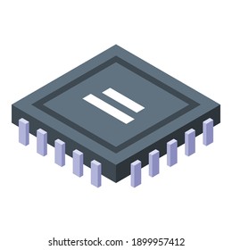 Radio processor icon. Isometric of radio processor vector icon for web design isolated on white background