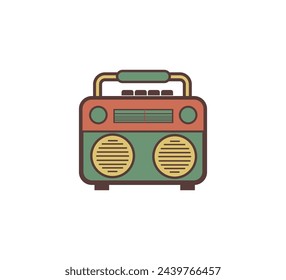 Radio Retro Icon Vector Design