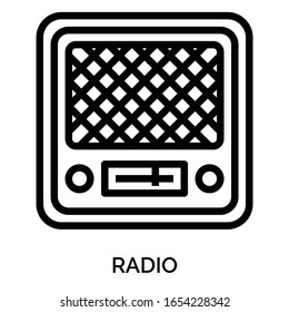 Radio Retro icon For Website
