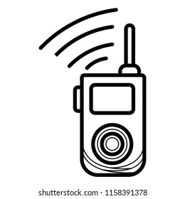 Radio set icon 