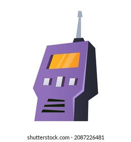 Radio set - modern flat design single isolated object