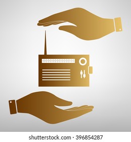 Radio sign Golden Effect.