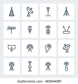 Radio signal and communication vector objects
