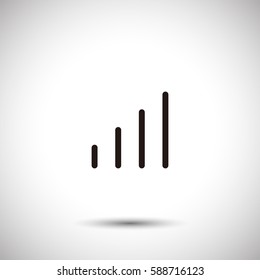 Radio signal icon vector