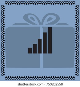 radio signal level vector icon
