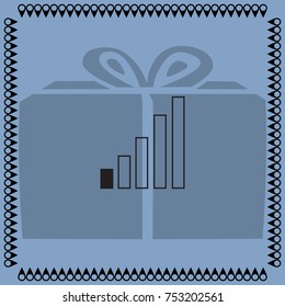 radio signal level vector icon