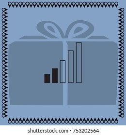 radio signal level vector icon