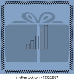 radio signal level vector icon