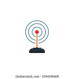 radio signal waves and light rays, radar, wifi, antenna and satellite signal symbol handdrawn doodle style vector