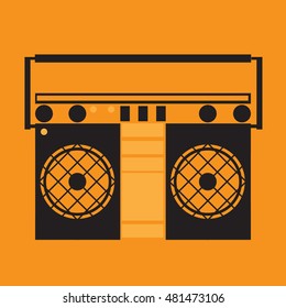 Radio simple design,icon illustration